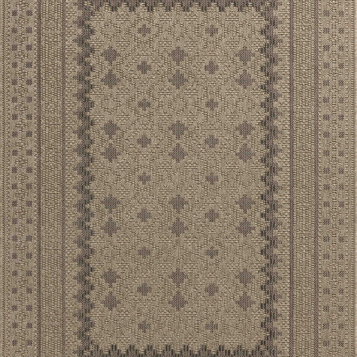 Chris Loves Julia x Loloi Providence Charcoal / Dove 18" x 18" Sample Rug White Cliff Studio Area Rugs