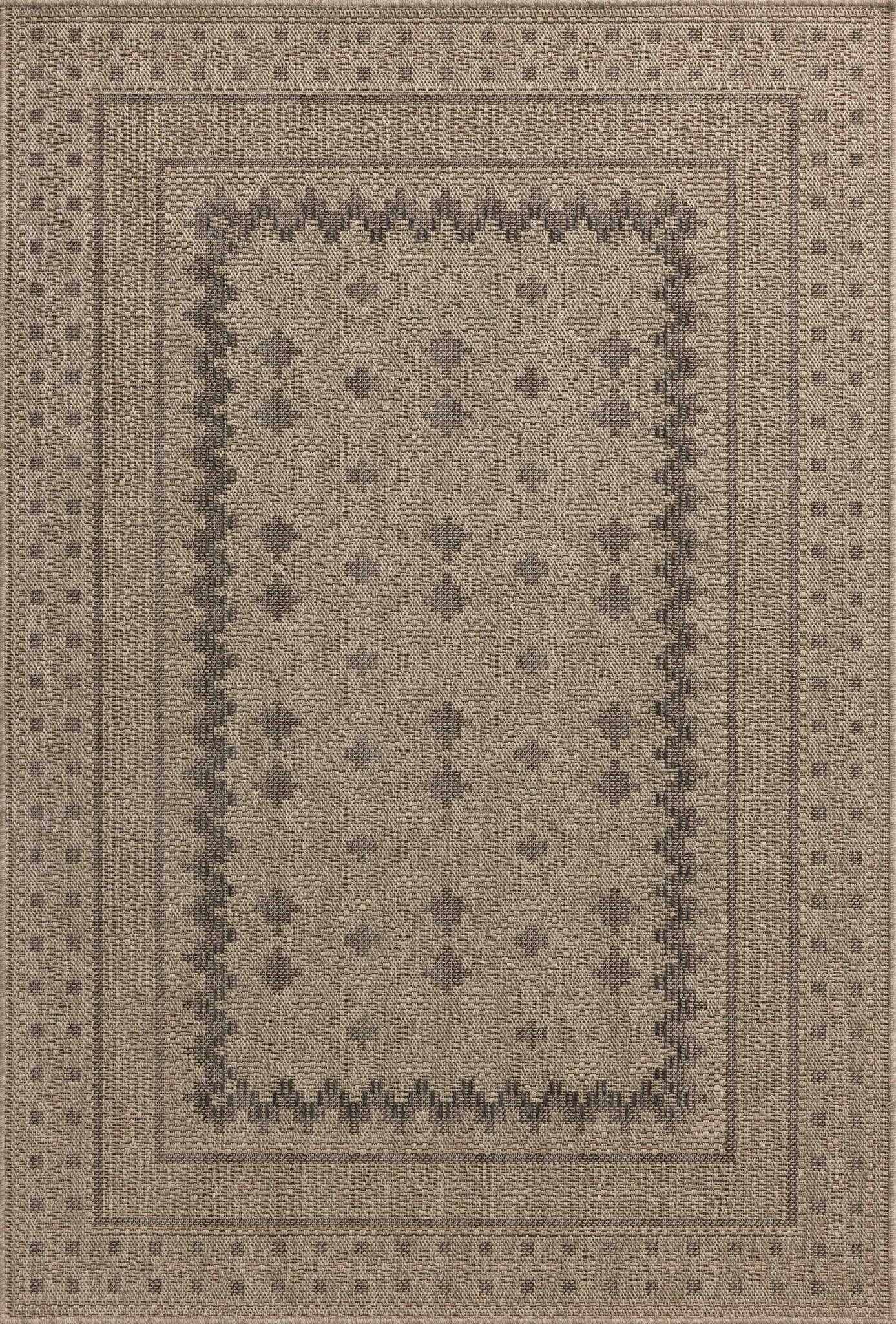 Chris Loves Julia x Loloi Providence Charcoal / Dove 18" x 18" Sample Rug White Cliff Studio Area Rugs