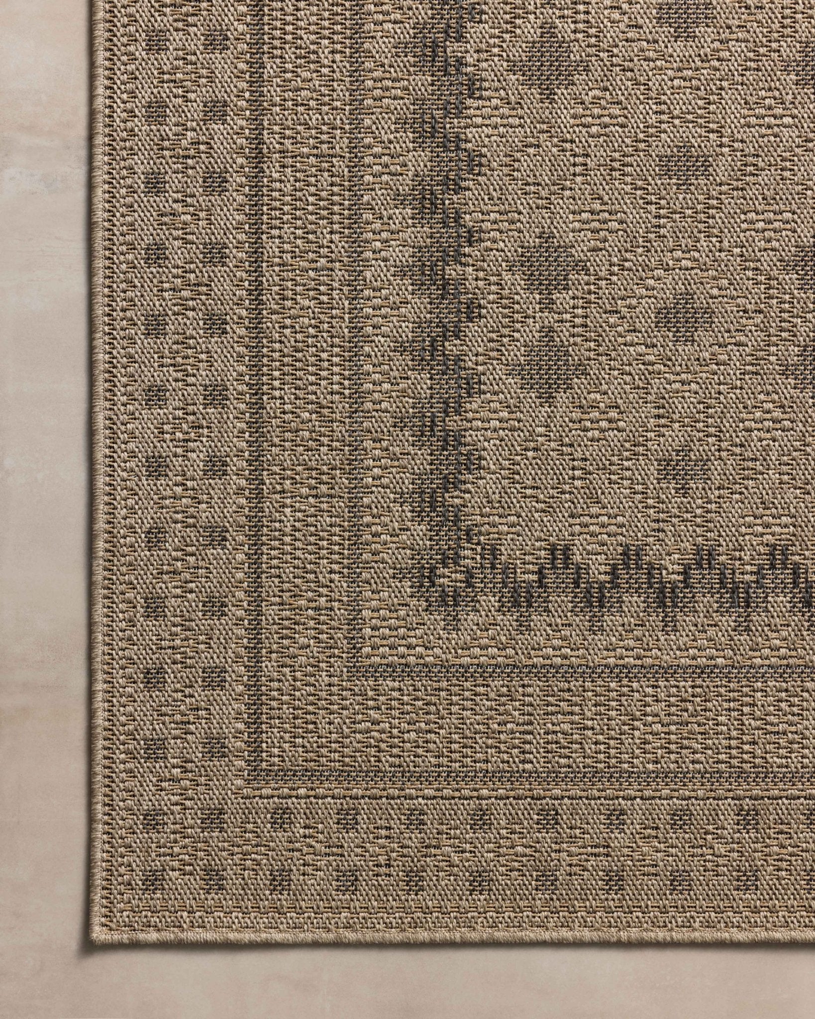 Chris Loves Julia x Loloi Providence Charcoal / Dove 18" x 18" Sample Rug White Cliff Studio Area Rugs