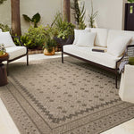 Chris Loves Julia x Loloi Providence Charcoal / Dove 18" x 18" Sample Rug White Cliff Studio Area Rugs