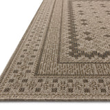 Chris Loves Julia x Loloi Providence Charcoal / Dove 18" x 18" Sample Rug White Cliff Studio Area Rugs