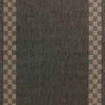 Chris Loves Julia x Loloi Providence Charcoal / Natural 18" x 18" Sample Rug White Cliff Studio Area Rugs