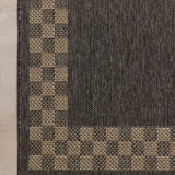 Chris Loves Julia x Loloi Providence Charcoal / Natural 18" x 18" Sample Rug White Cliff Studio Area Rugs