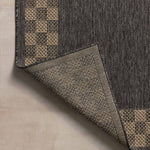 Chris Loves Julia x Loloi Providence Charcoal / Natural 18" x 18" Sample Rug White Cliff Studio Area Rugs