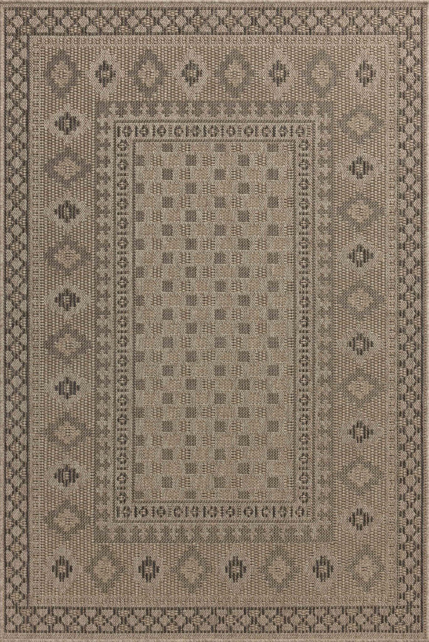 Chris Loves Julia x Loloi Providence Dove / Charcoal 18" x 18" Sample Rug White Cliff Studio Area Rugs