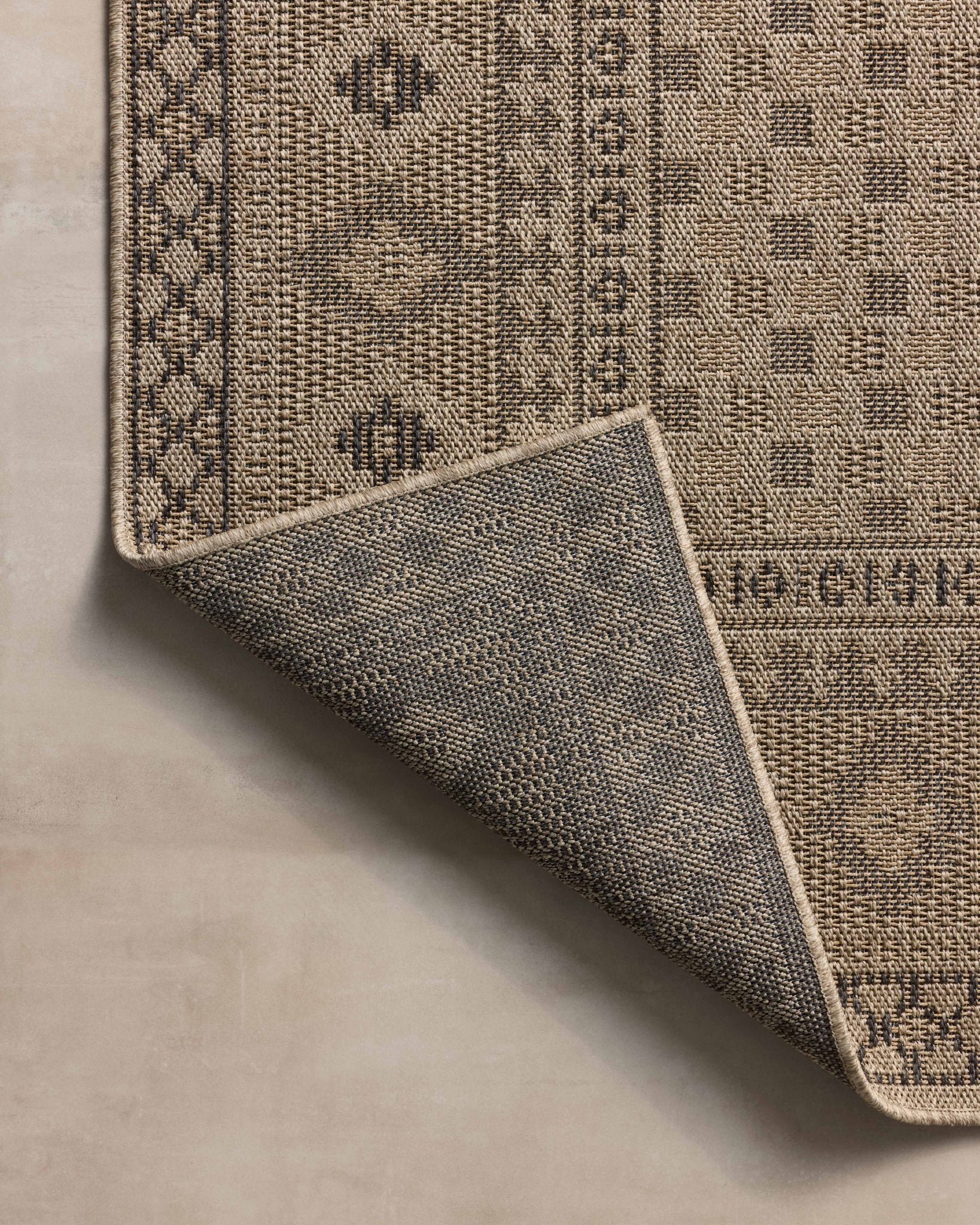 Chris Loves Julia x Loloi Providence Dove / Charcoal 18" x 18" Sample Rug White Cliff Studio Area Rugs