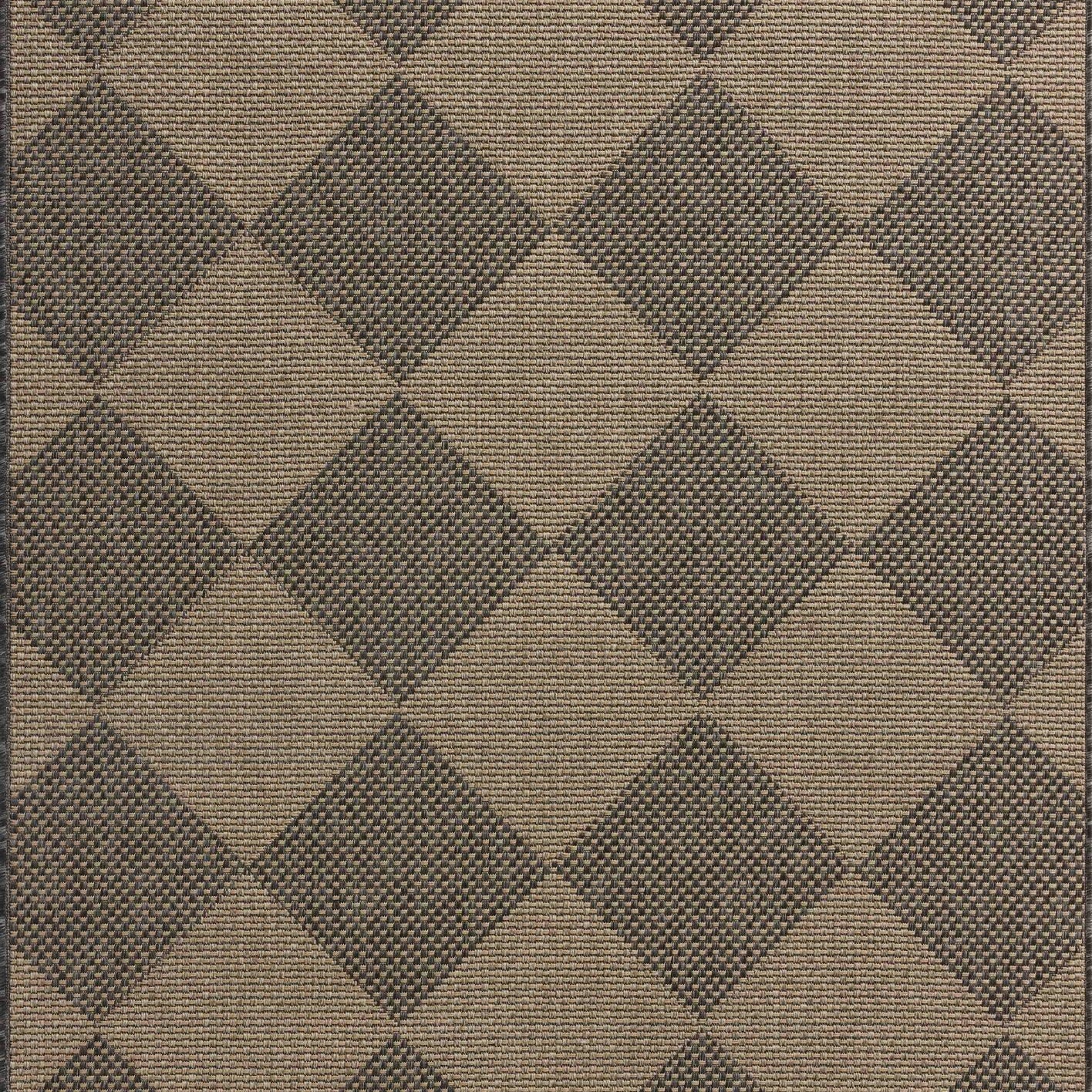 Chris Loves Julia x Loloi Providence Graphite / Sand 18" x 18" Sample Rug White Cliff Studio Area Rugs