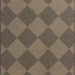 Chris Loves Julia x Loloi Providence Graphite / Sand 18" x 18" Sample Rug White Cliff Studio Area Rugs