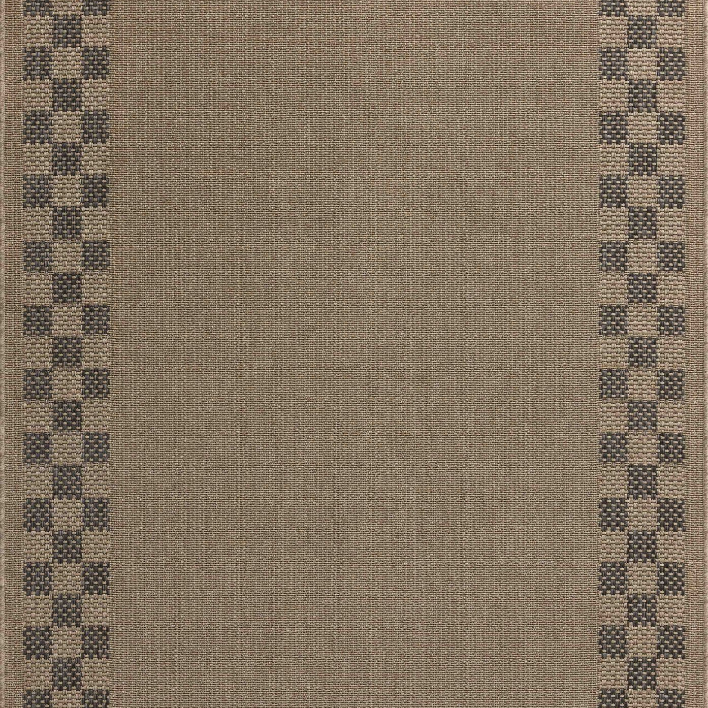 Chris Loves Julia x Loloi Providence Natural / Charcoal 18" x 18" Sample Rug White Cliff Studio Area Rugs