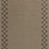 Chris Loves Julia x Loloi Providence Natural / Charcoal 18" x 18" Sample Rug White Cliff Studio Area Rugs