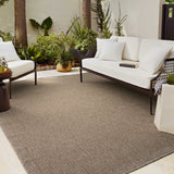 Chris Loves Julia x Loloi Providence Natural / Sand 18" x 18" Sample Rug White Cliff Studio Area Rugs