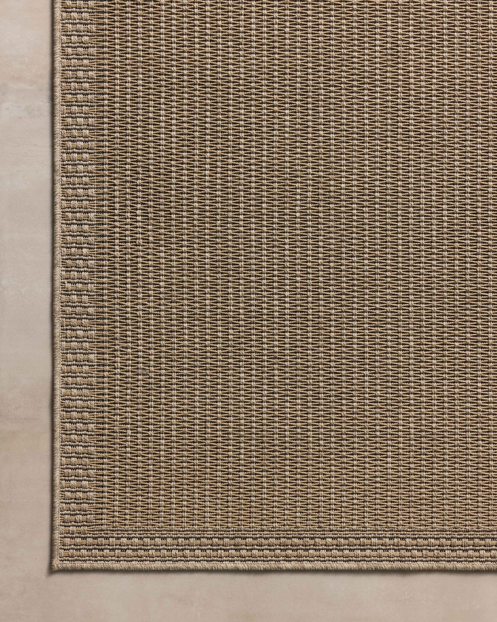 Chris Loves Julia x Loloi Providence Natural / Sand 18" x 18" Sample Rug White Cliff Studio Area Rugs