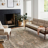 Chris Loves Julia x Loloi Rosemarie Sage / Blush Rug