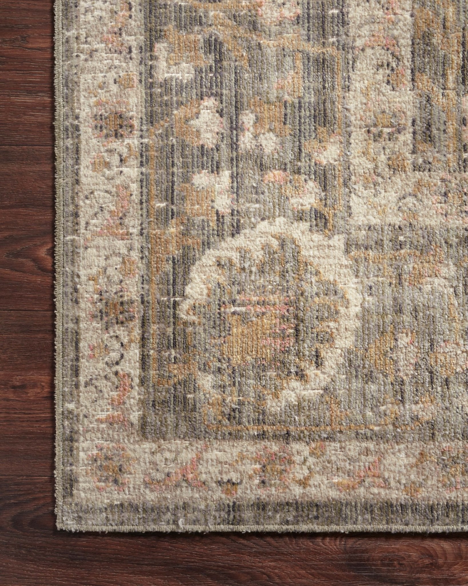 Chris Loves Julia x Loloi Rosemarie Sage / Blush Rug