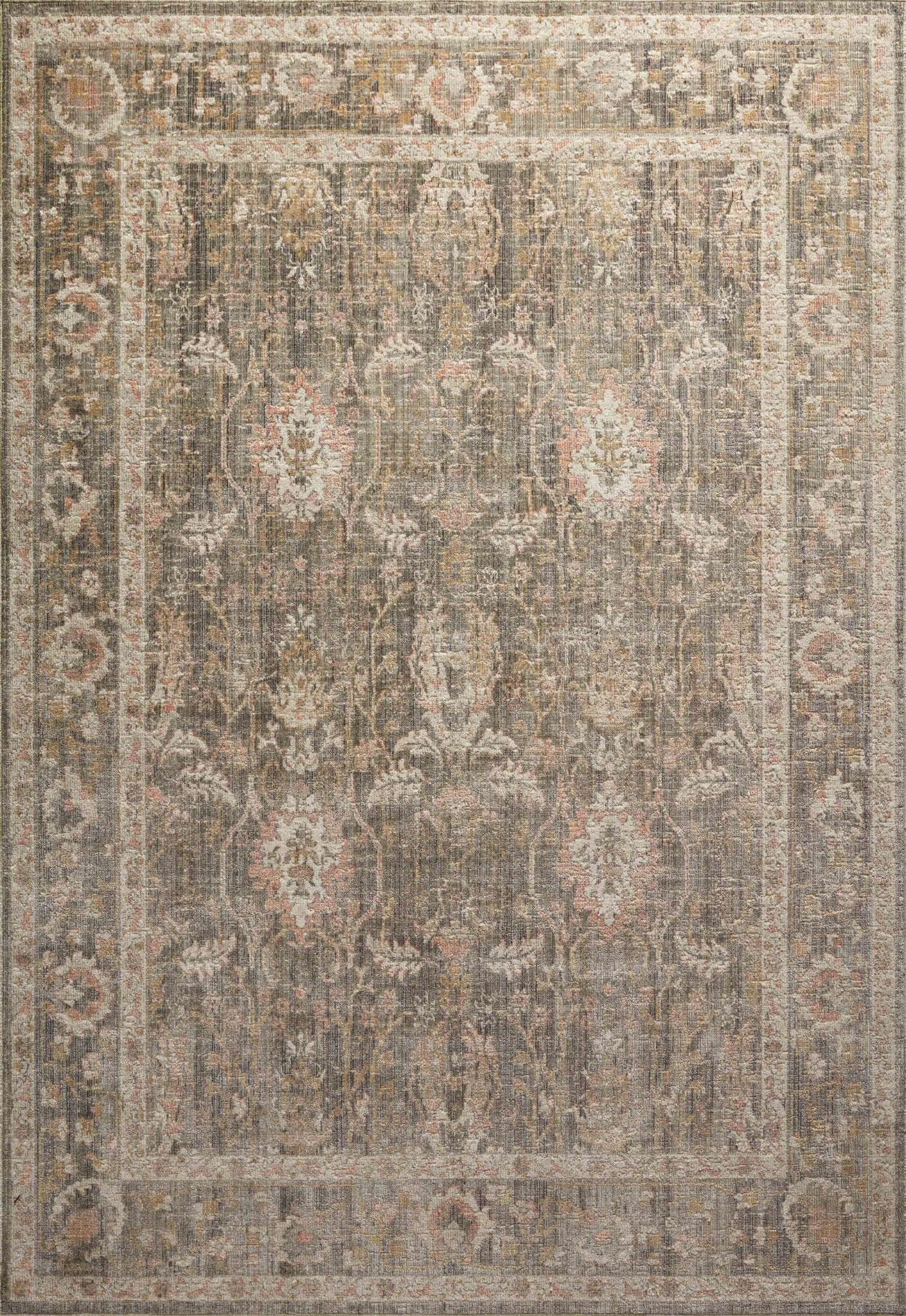 Chris Loves Julia x Loloi Rosemarie Sage / Blush Rug