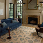 Chris Loves Julia x Loloi Rue Moss / Blue Rug White Cliff Studio Area Rugs