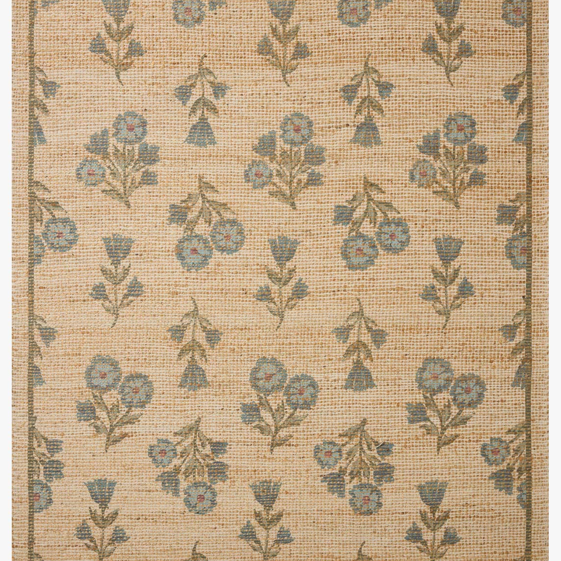 Chris Loves Julia x Loloi Rue Moss / Blue Rug White Cliff Studio Area Rugs