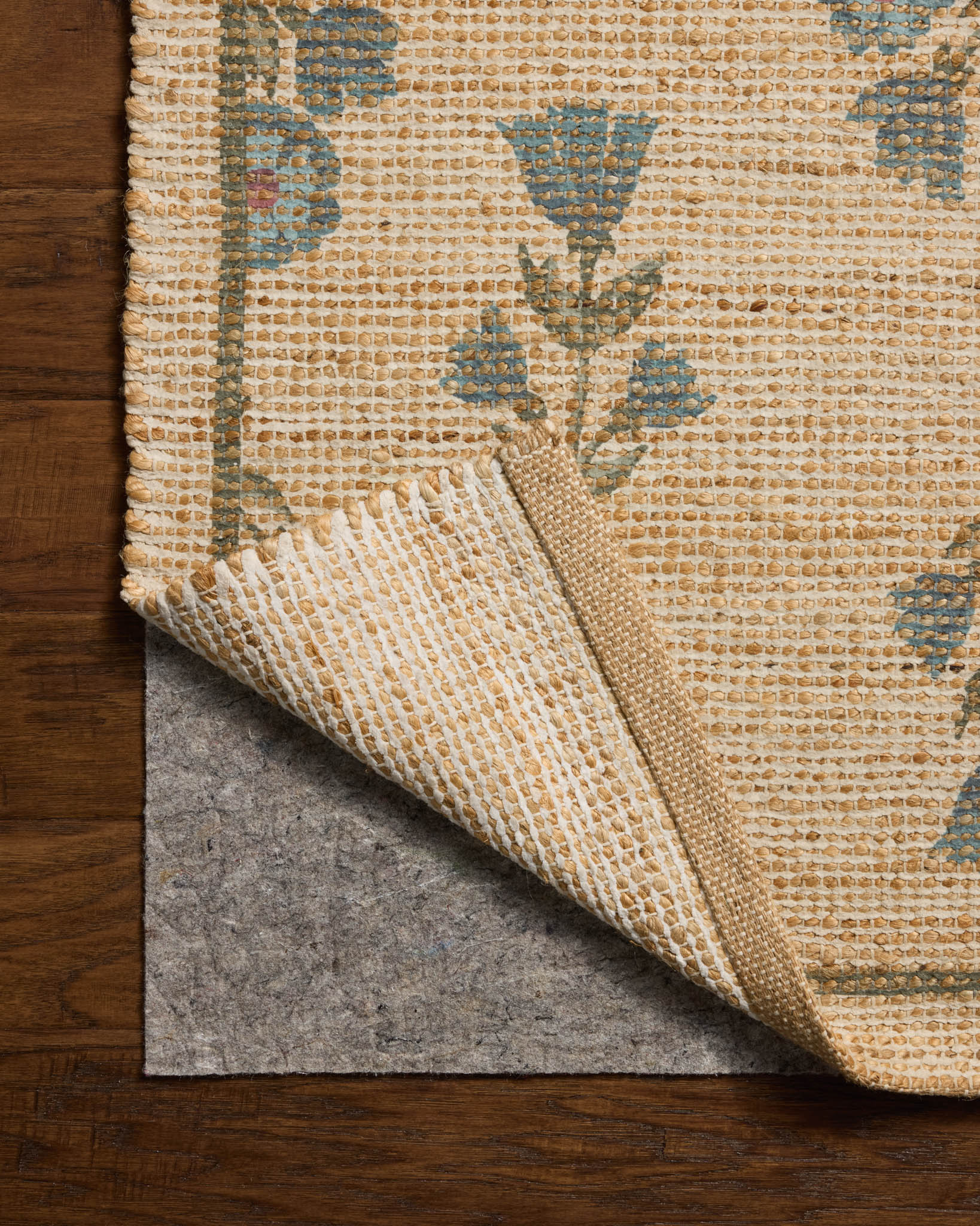 Chris Loves Julia x Loloi Rue Moss / Blue Rug White Cliff Studio Area Rugs