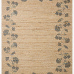 Chris Loves Julia x Loloi Rue Natural / Denim Rug White Cliff Studio Area Rugs