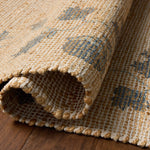 Chris Loves Julia x Loloi Rue Natural / Denim Rug White Cliff Studio Area Rugs