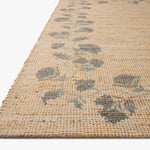 Chris Loves Julia x Loloi Rue Natural / Denim Rug White Cliff Studio Area Rugs