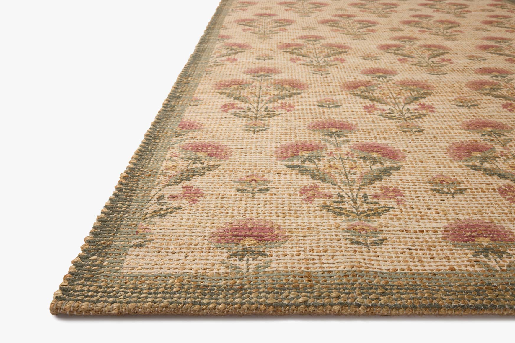 Chris Loves Julia x Loloi Rue Sage / Blush Rug White Cliff Studio Area Rugs