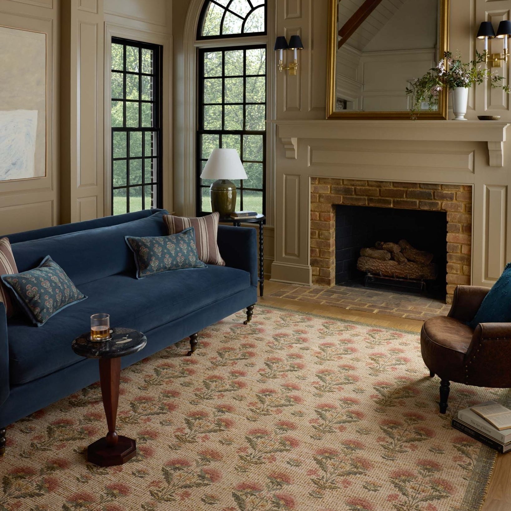 Chris Loves Julia x Loloi Rue Sage / Blush Rug White Cliff Studio Area Rugs