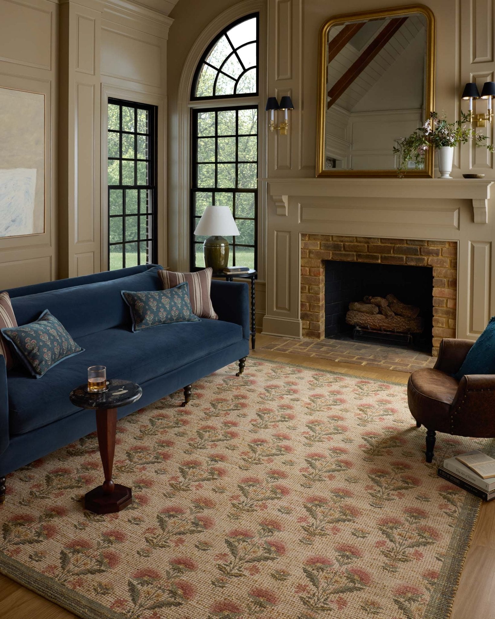 Chris Loves Julia x Loloi Rue Sage / Blush Rug White Cliff Studio Area Rugs