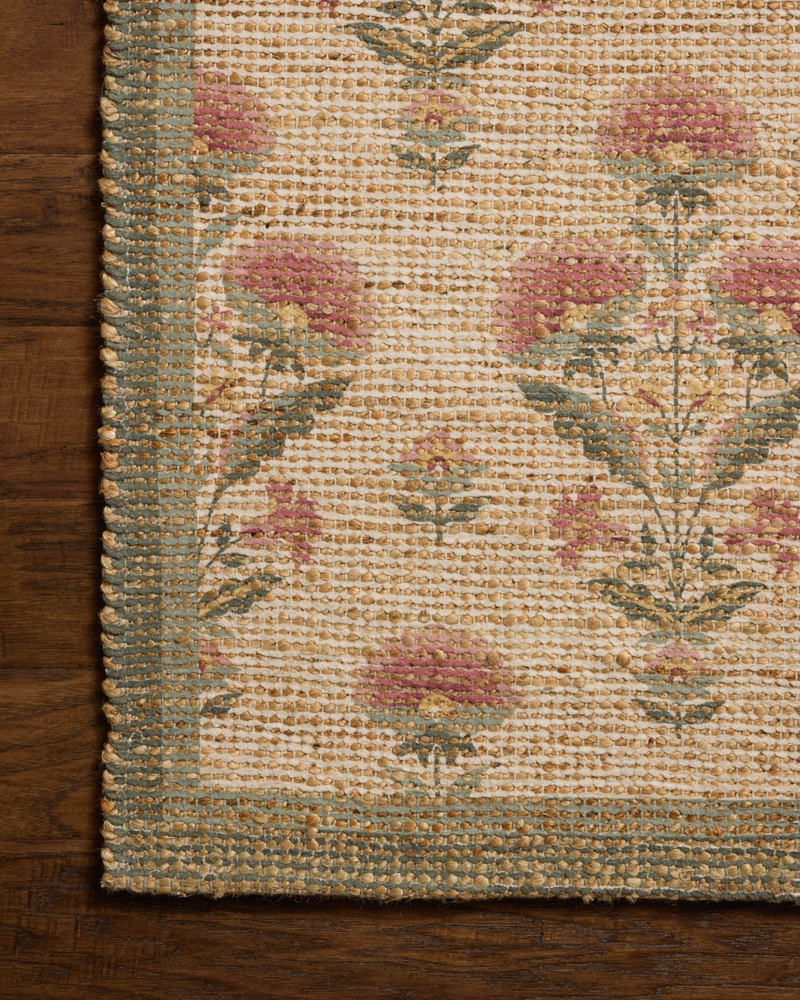 Chris Loves Julia x Loloi Rue Sage / Blush Rug White Cliff Studio Area Rugs