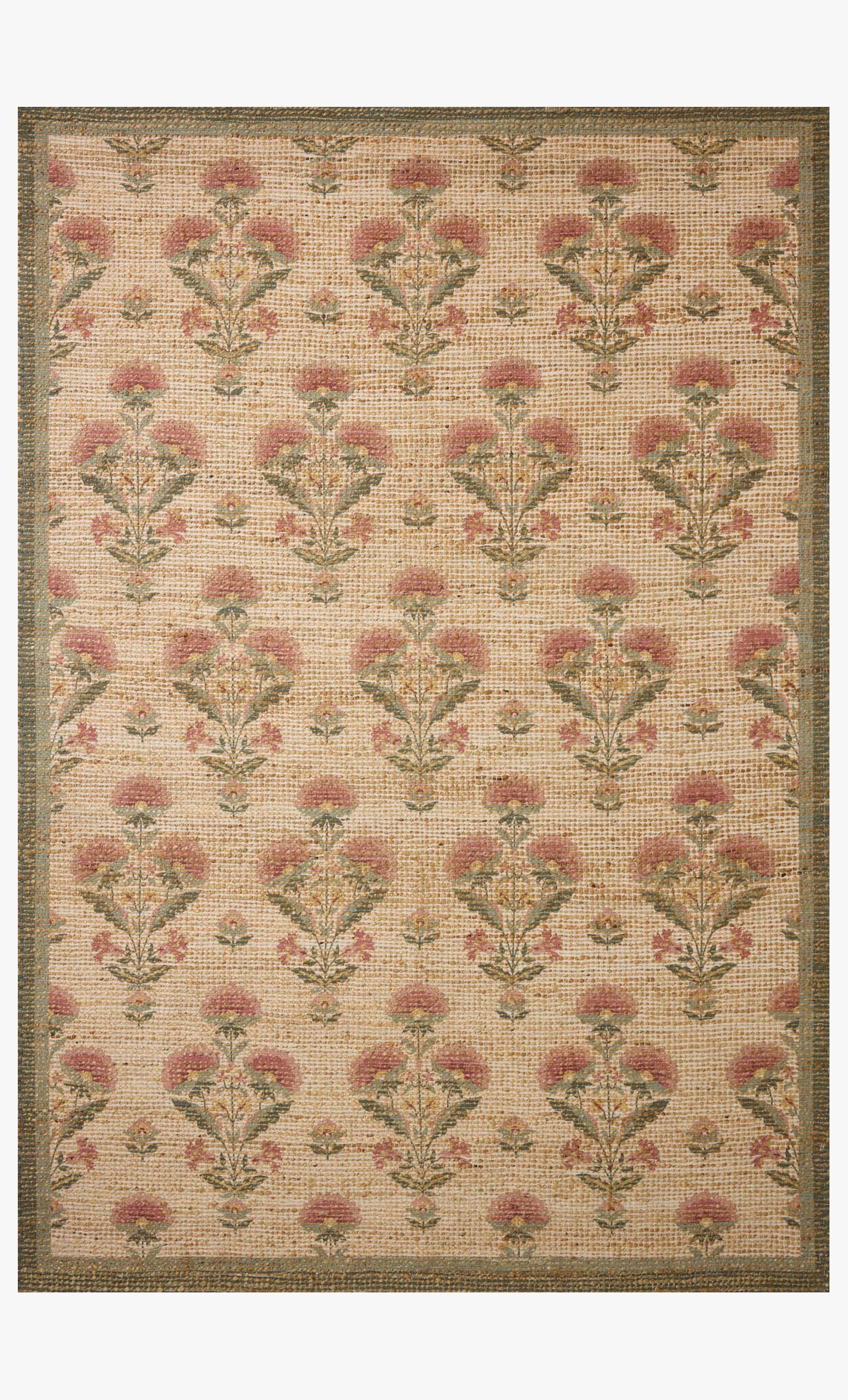 Chris Loves Julia x Loloi Rue Sage / Blush Rug White Cliff Studio Area Rugs