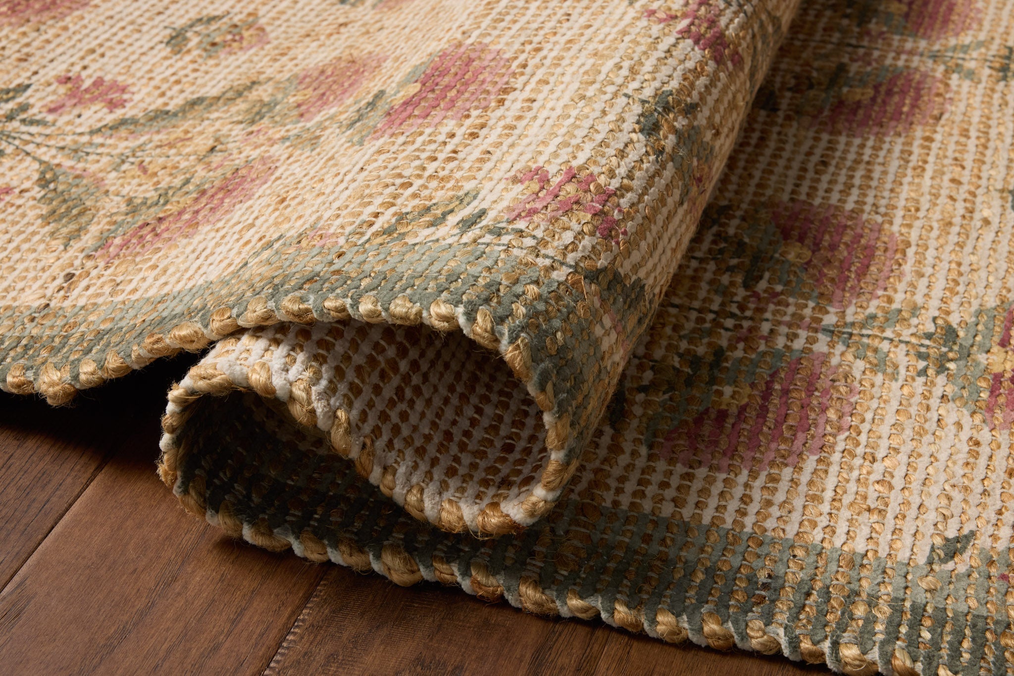 Chris Loves Julia x Loloi Rue Sage / Blush Rug White Cliff Studio Area Rugs