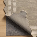 Chris Loves Julia x Loloi Scottie Fog / Ivory 18" x 18" Sample Rug White Cliff Studio Sample Rug
