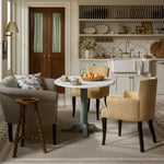 Chris Loves Julia x Loloi Scottie Fog / Ivory 18" x 18" Sample Rug White Cliff Studio Sample Rug