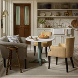 Chris Loves Julia x Loloi Scottie Fog / Ivory 18" x 18" Sample Rug White Cliff Studio Sample Rug