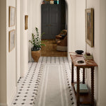 Chris Loves Julia x Loloi Scottie Fog / Ivory 18" x 18" Sample Rug White Cliff Studio Sample Rug