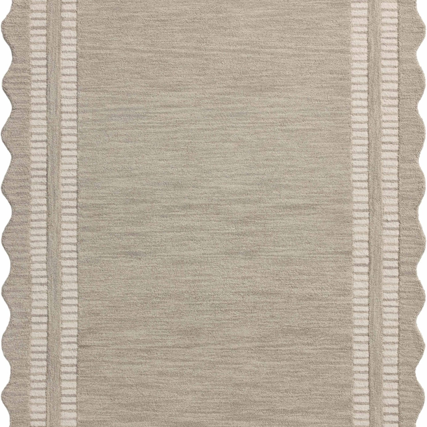 Chris Loves Julia x Loloi Scottie Fog / Ivory 18" x 18" Sample Rug White Cliff Studio Sample Rug