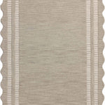 Chris Loves Julia x Loloi Scottie Fog / Ivory 18" x 18" Sample Rug White Cliff Studio Sample Rug
