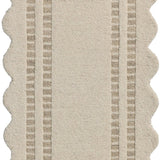 Chris Loves Julia x Loloi Scottie Ivory / Grey 18" x 18" Sample Rug White Cliff Studio Sample Rug