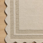 Chris Loves Julia x Loloi Scottie Ivory / Grey 18" x 18" Sample Rug White Cliff Studio Sample Rug