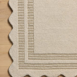 Chris Loves Julia x Loloi Scottie Ivory / Grey 18" x 18" Sample Rug White Cliff Studio Sample Rug