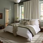 Chris Loves Julia x Loloi Scottie Ivory / Grey 18" x 18" Sample Rug White Cliff Studio Sample Rug