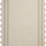Chris Loves Julia x Loloi Scottie Ivory / Grey 18" x 18" Sample Rug White Cliff Studio Sample Rug