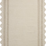 Chris Loves Julia x Loloi Scottie Ivory / Grey 18" x 18" Sample Rug White Cliff Studio Sample Rug