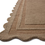 Chris Loves Julia x Loloi Scottie Mocha / Clay 18" x 18" Sample Rug White Cliff Studio Sample Rug