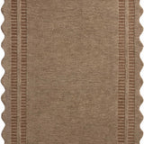 Chris Loves Julia x Loloi Scottie Mocha / Clay 18" x 18" Sample Rug White Cliff Studio Sample Rug