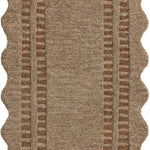 Chris Loves Julia x Loloi Scottie Mocha / Clay 18" x 18" Sample Rug White Cliff Studio Sample Rug