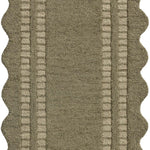 Chris Loves Julia x Loloi Scottie Olive / Pebble 18" x 18" Sample Rug White Cliff Studio Sample Rug