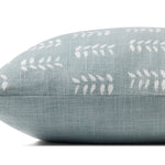 Chris Loves Julia x Loloi Tully Light Blue 18'' x 18'' Cover Only White Cliff Studio Pillow