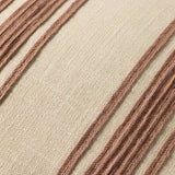 Chris Loves Julia x Loloi Verona Chestnut 18'' x 18'' Pillow White Cliff Studio Throw Pillows