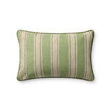 Chris Loves Julia x Loloi Verona Green 13'' x 21'' Pillow Cover Only White Cliff Studio Pillow